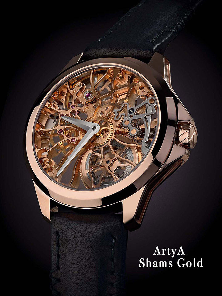 バーゼルワールド2015 アーティア 18K ゴールド スケルトン