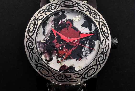 ArtyA Psycho3 Silver Skul Strap