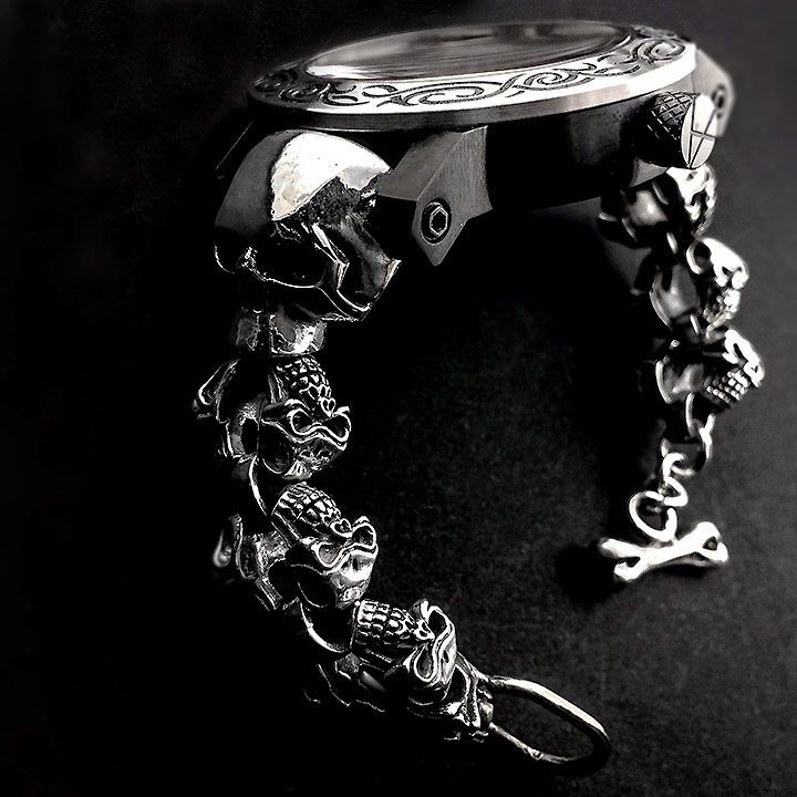 ArtyA Psycho3　Skulｌ Strap