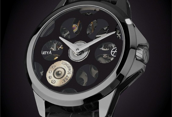ArtyA Russian Roulette Desert Eagle Black Luxury Watch