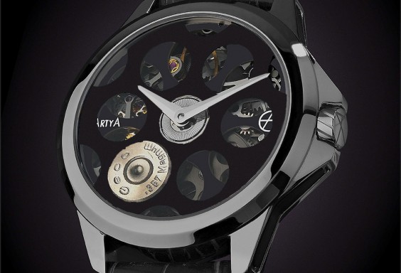 ArtyA Russian Roulette Desert Eagle Black Luxury Watch
