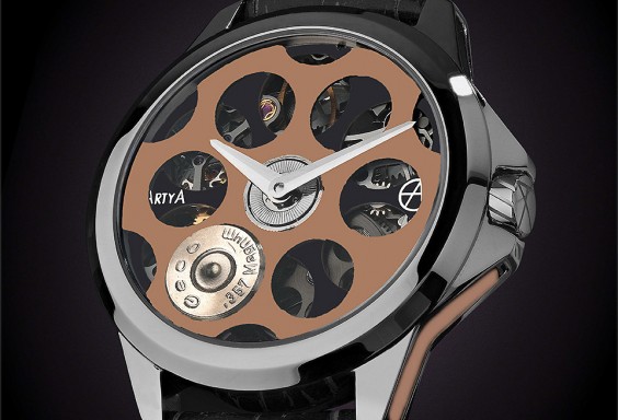 ArtyA Russian Roulette Golden Python Luxury Watch