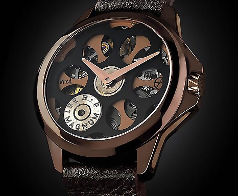2015年 新作 スケルトン時計 ArtyA Russian Roulette Chocolate1