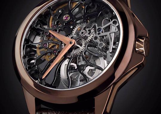 2015年 バーゼルワールド新作 スケルトンウォッチ Shams Choco