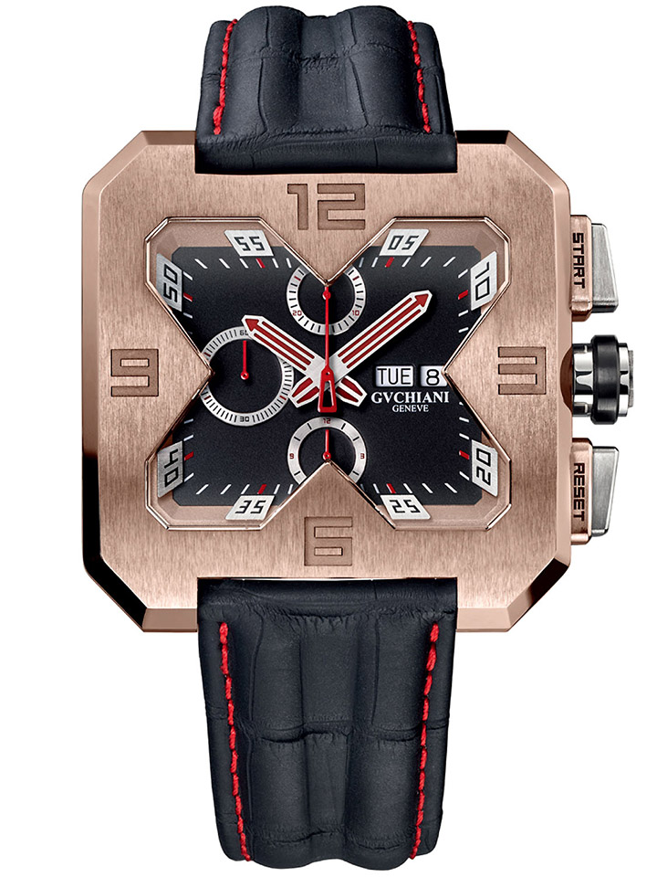 GVCHIANI Big Square Rose Gold